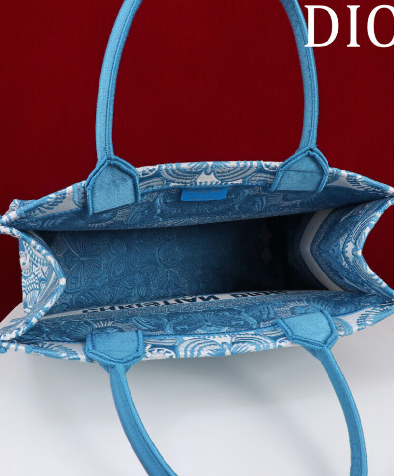 Christian Dior Medium Dior Book Tote M1286 Blue